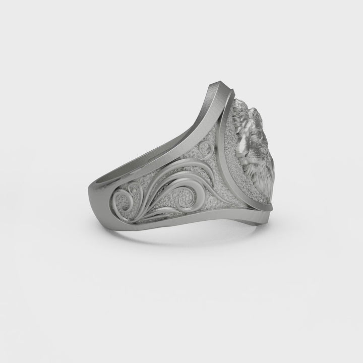 Lion Head Ring