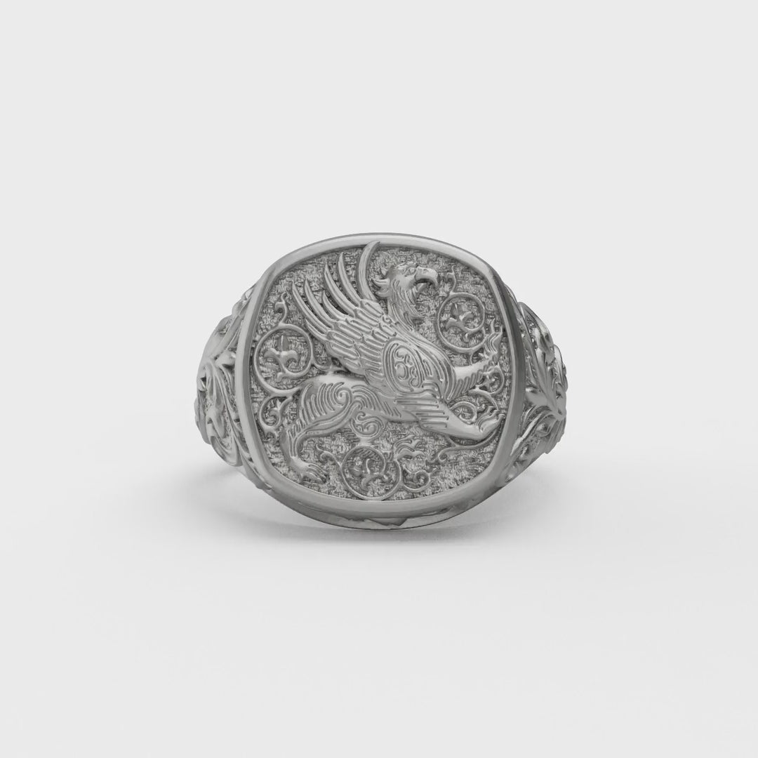 Griffin Signet Ring