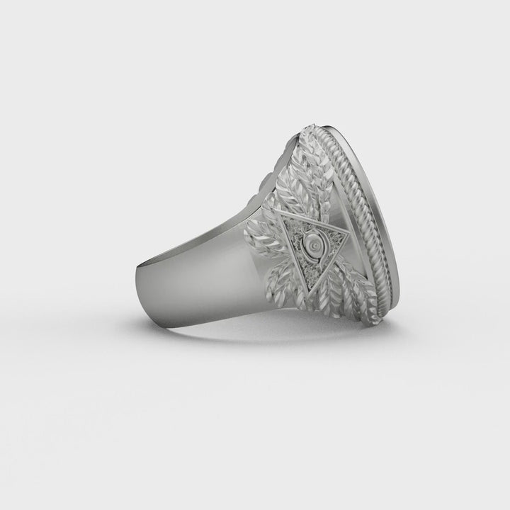 Master Mason Symbol Ring