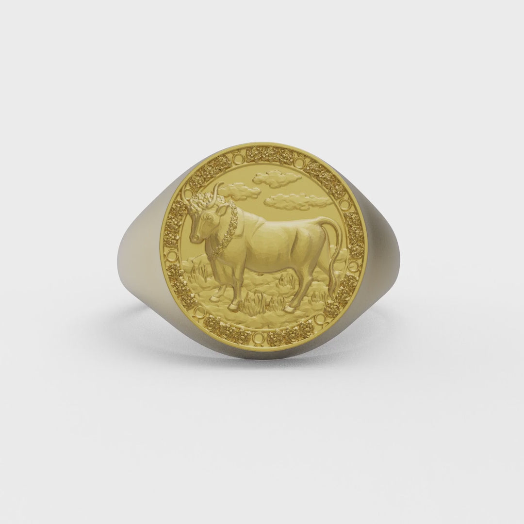 Taurus Zodiac Ring