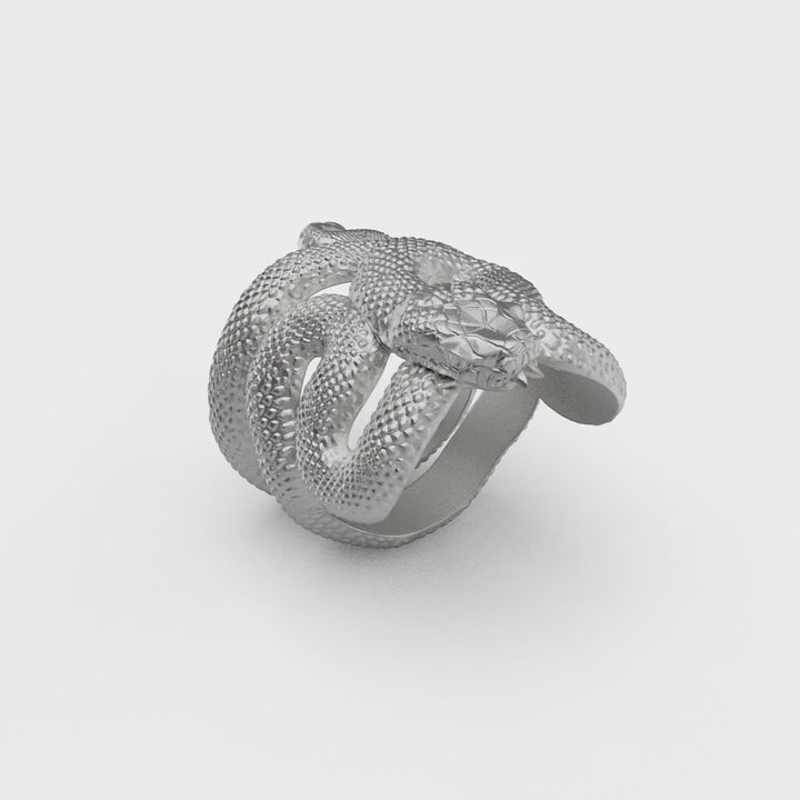 Serpent Coil Ring