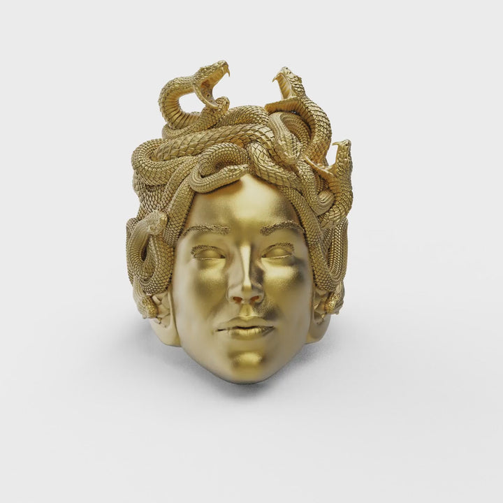 Gorgon Medusa Ring