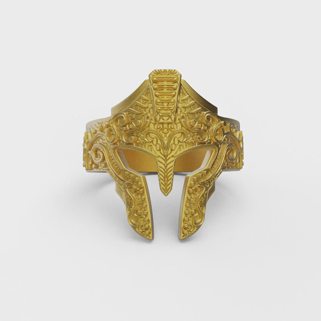 Spartan Helmet Ring