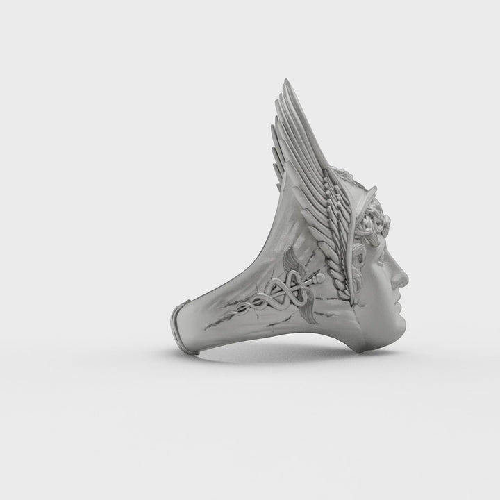 Caduceus Hermes Ring