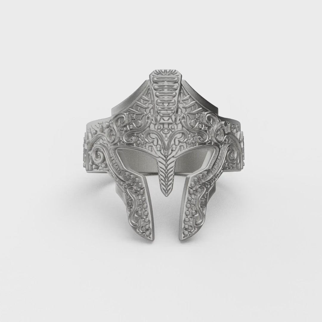 Spartan Helmet Ring