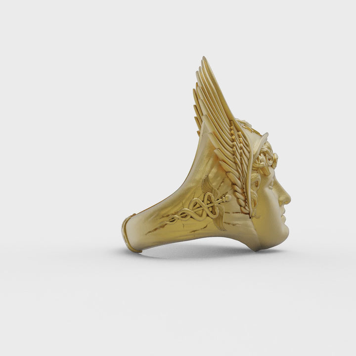 Caduceus Hermes Ring