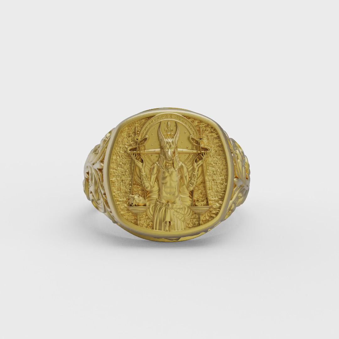 Coins Of Anubis Ring