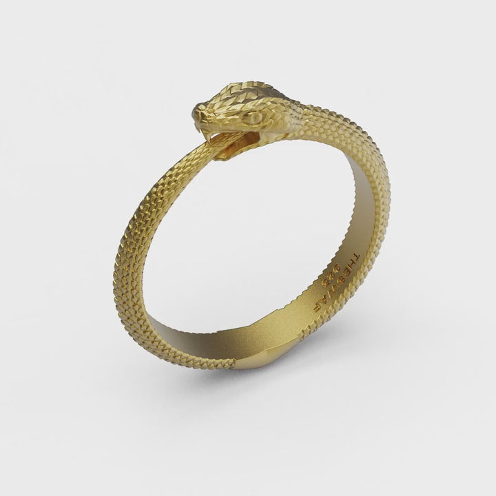 Thin Ouroboros Ring