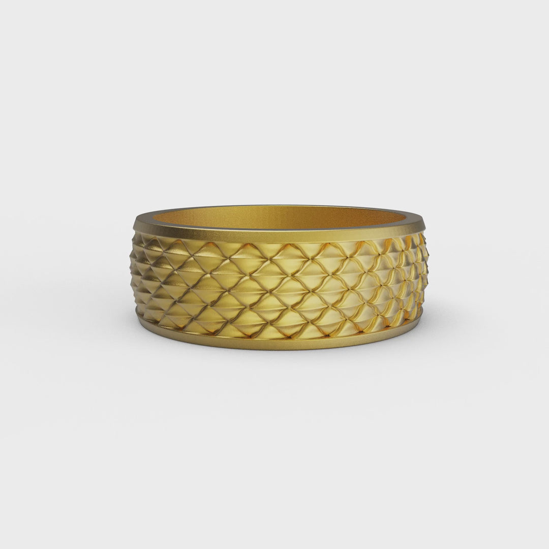 Dragon Scales Band Ring