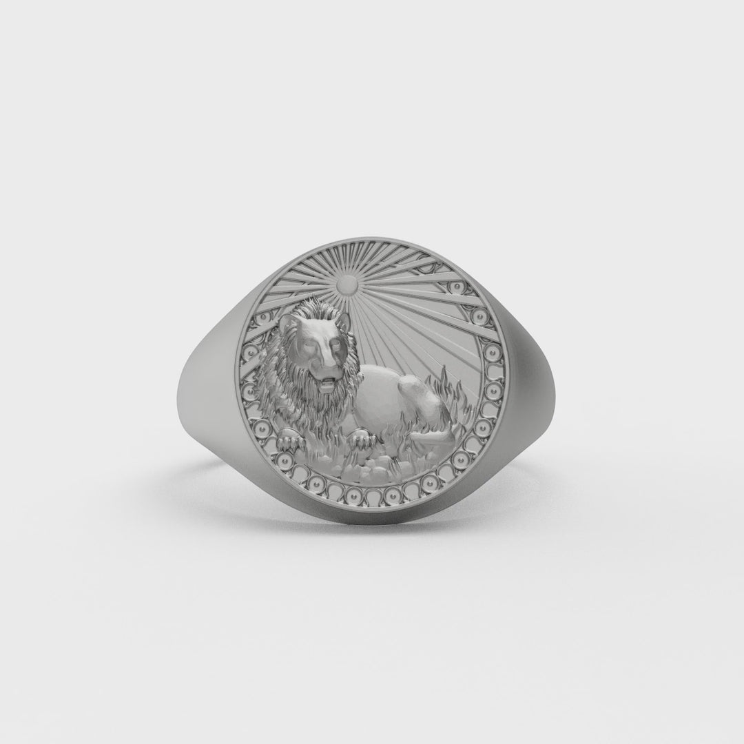 Leo Zodiac Ring