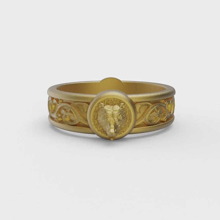 Bear Band Ring