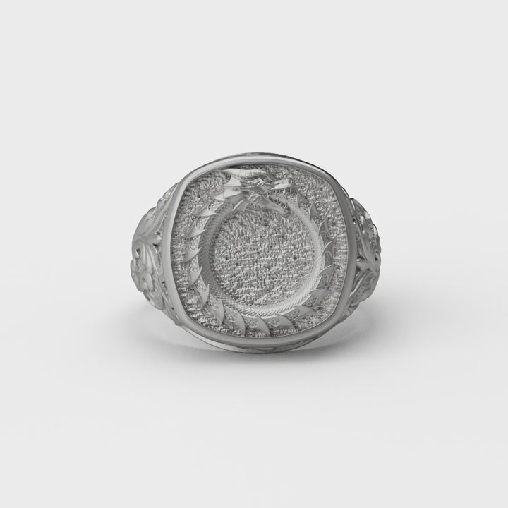 Ouroboros Signet Ring