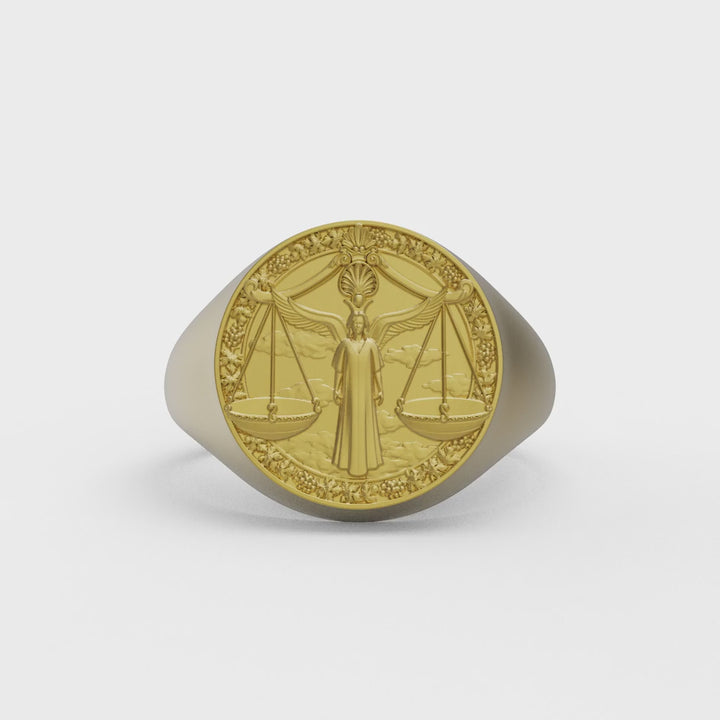 Libra Zodiac Ring