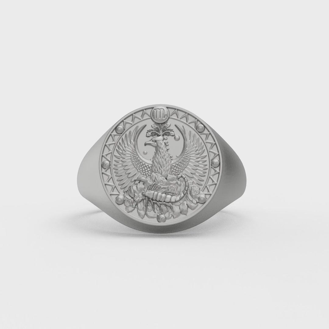 Scorpio Zodiac Ring