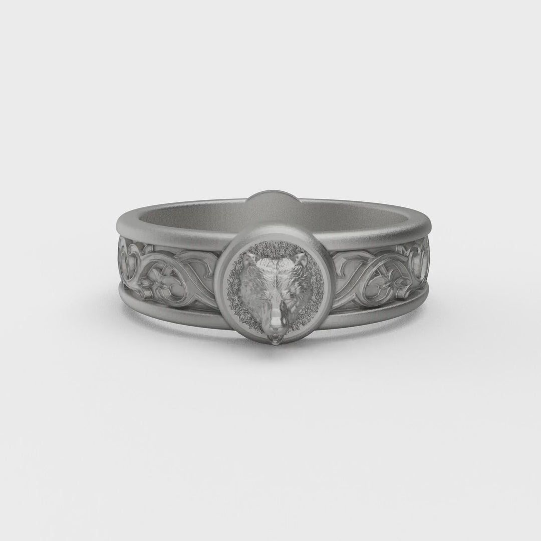 Bear Band Ring