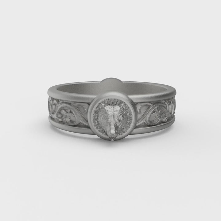 Bear Band Ring