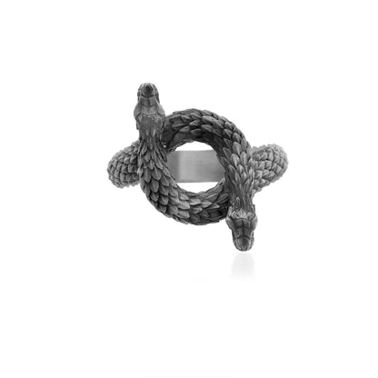 Two-Headed Snake Ring
