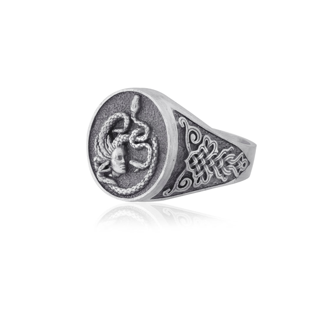 Medusa Head Snake Ring