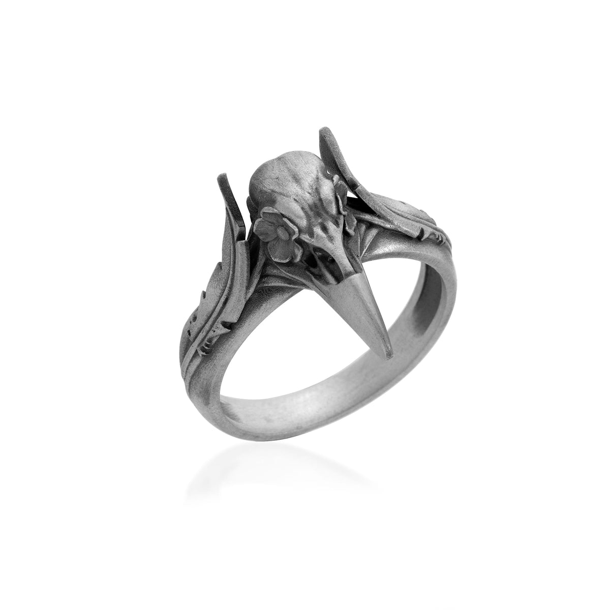 Raven Skull Ring