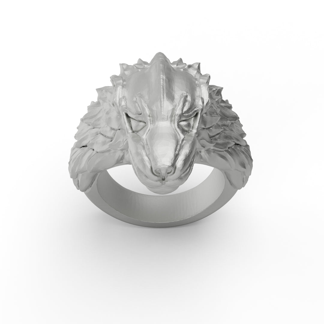 Game Of Thrones Stark Wolf Ring