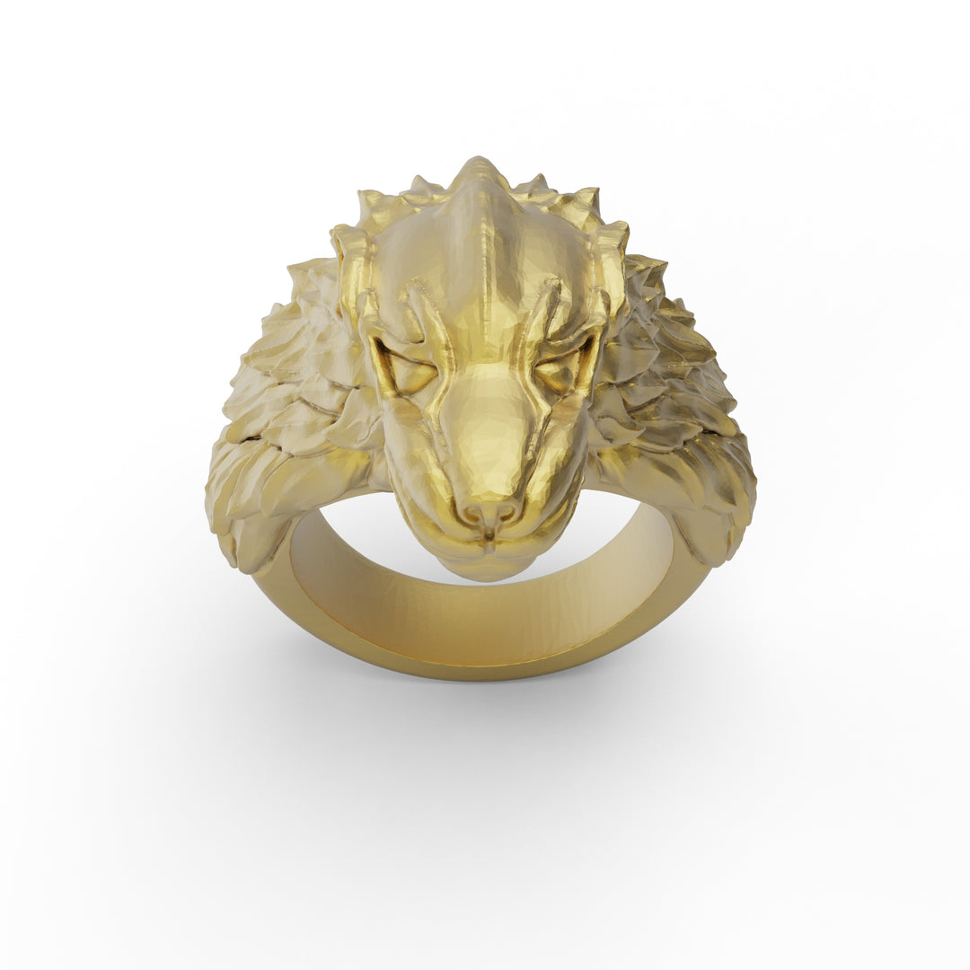 Game Of Thrones Stark Wolf Ring