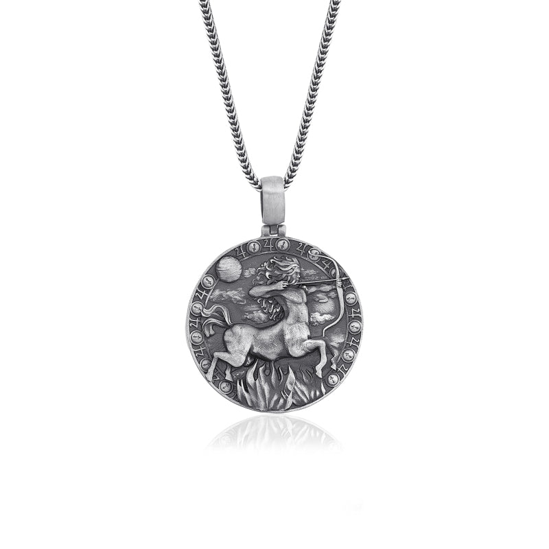 sagittarius zodiac necklace v2