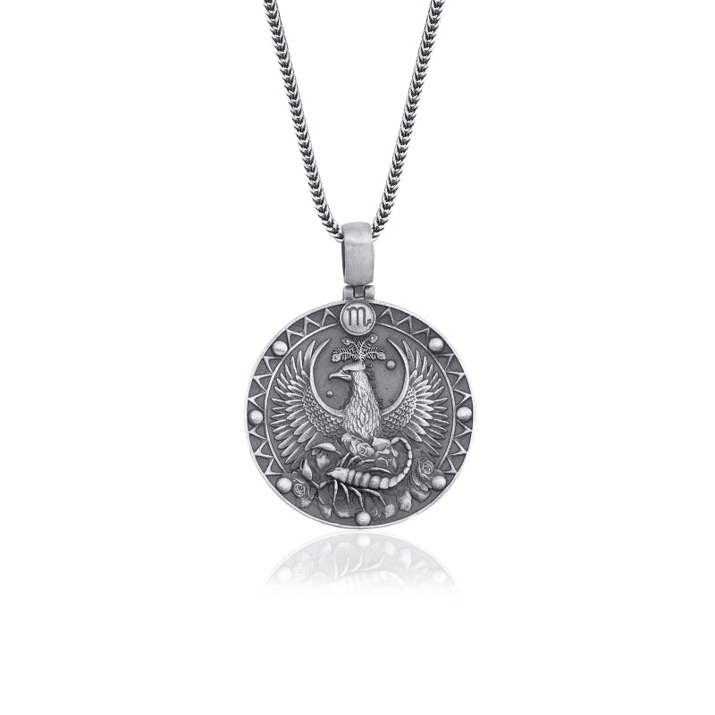 scorpio zodiac necklace v2