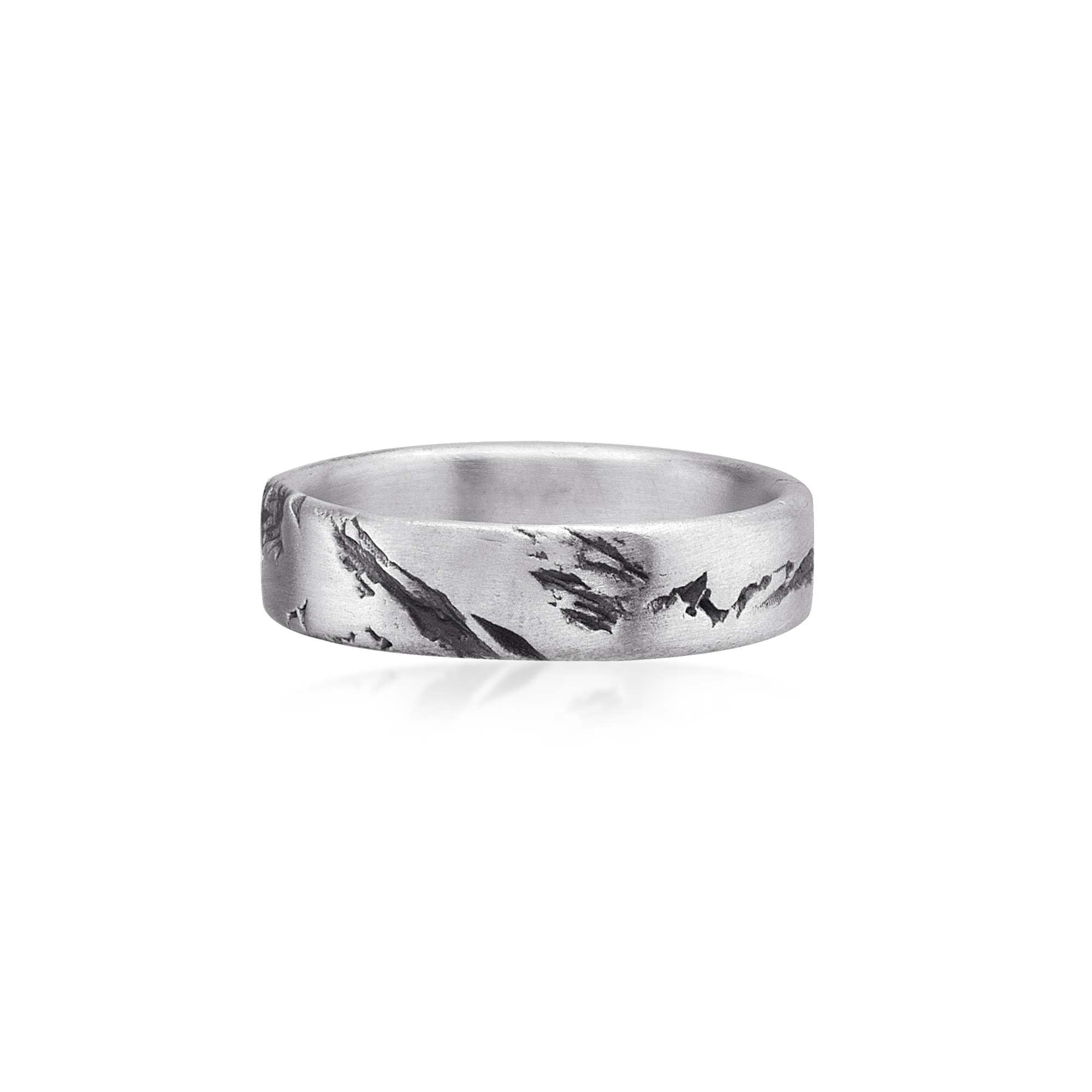 silver band promise ring
