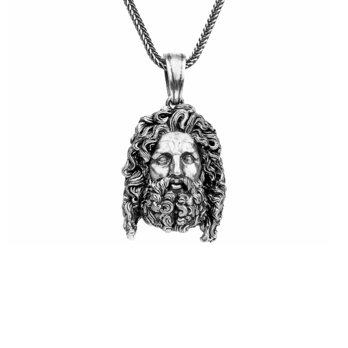 Zeus Head Necklace