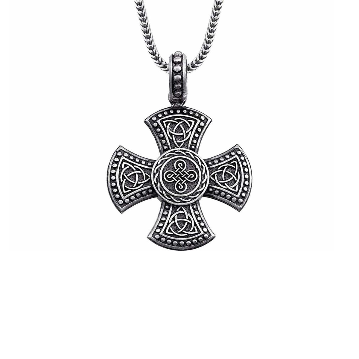 Celtic Cross Square Necklace