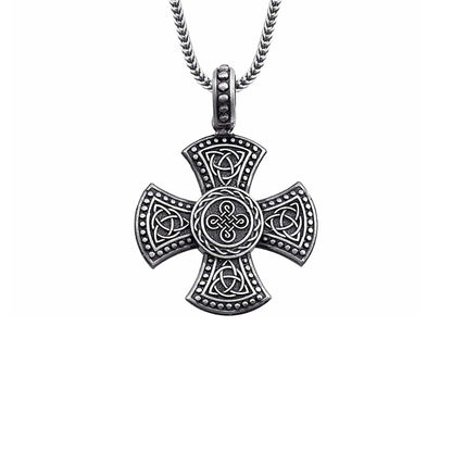 Celtic Cross Square Necklace