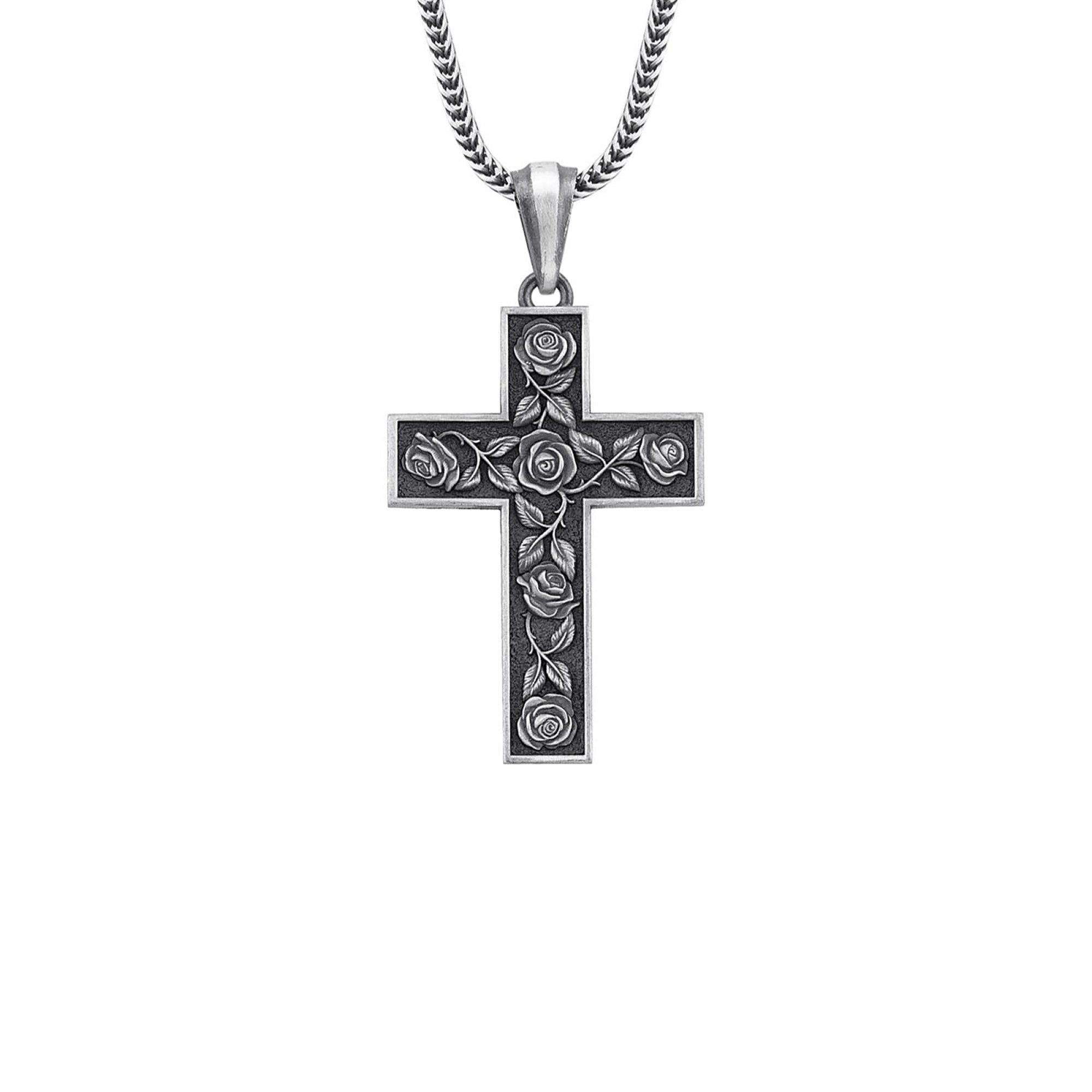 Rosenkreuz - Rose Cross Necklace – Theswaf