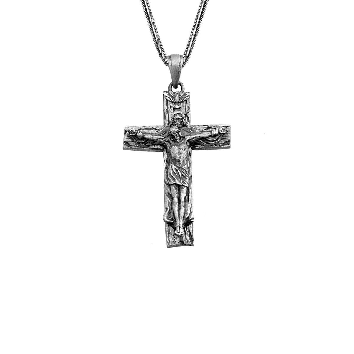 Jesus Christ and Cross Necklace