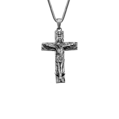 Jesus Christ and Cross Necklace