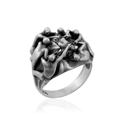Writhing Figures Ring
