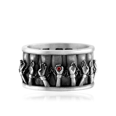 925 Sterling Silver Oxidized