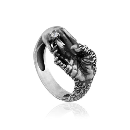 925 Sterling Silver Oxidized