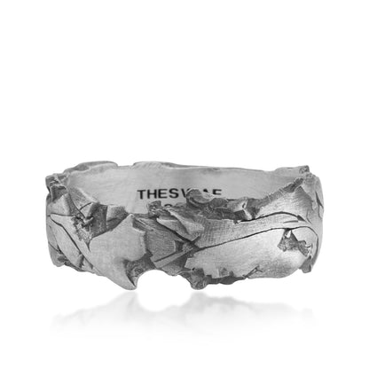 Shattered Metal Band Ring