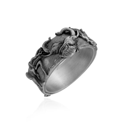 925 Sterling Silver Oxidized
