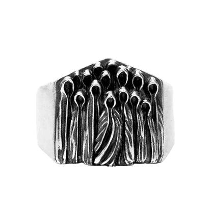 925 Sterling Silver Oxidized