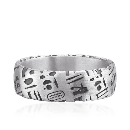 925 Sterling Silver Oxidized
