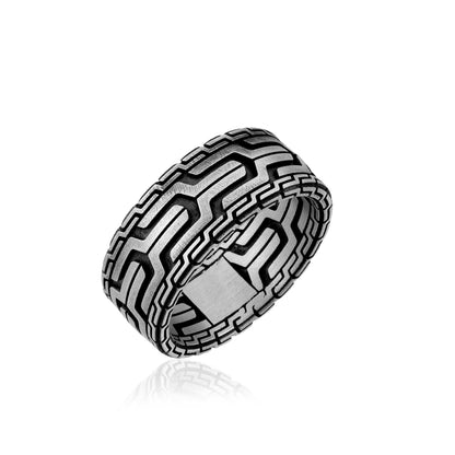 925 Sterling Silver Oxidized