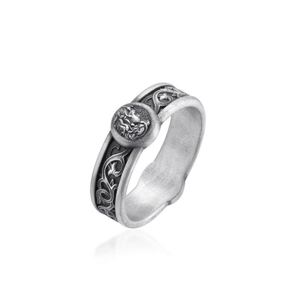 Medusa Band Ring side view