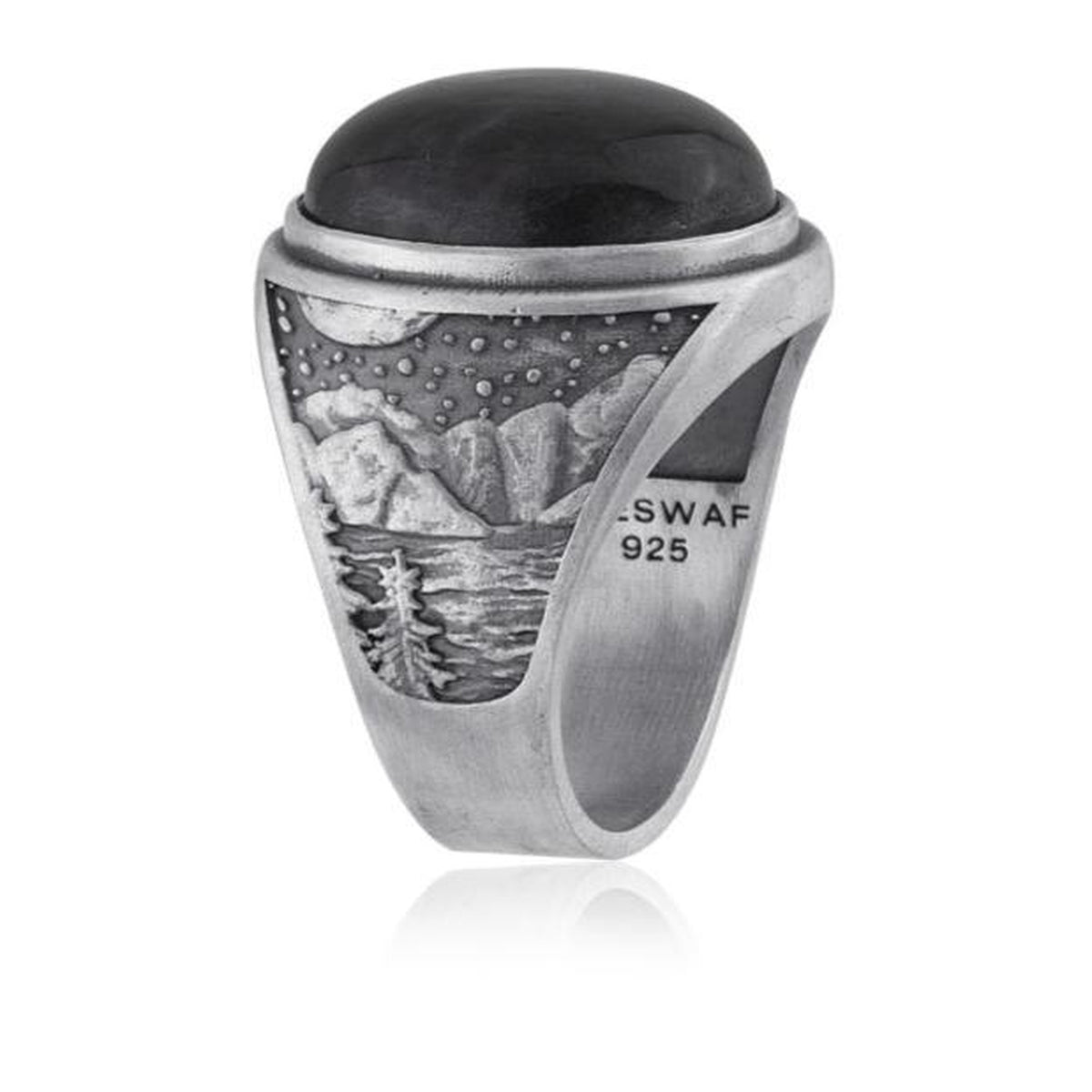 925 Sterling Silver Oxidized