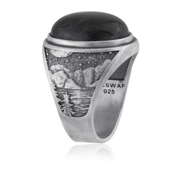 925 Sterling Silver Oxidized