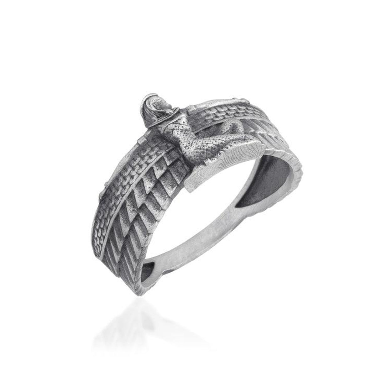 Wings Of Isis Ring side view