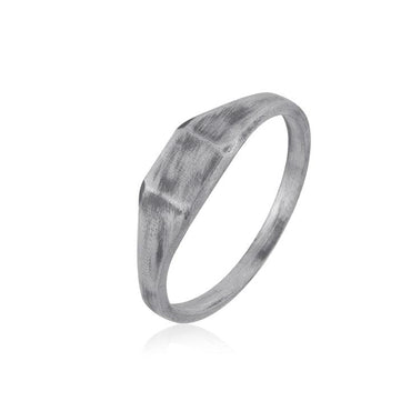 thin signet ring side view