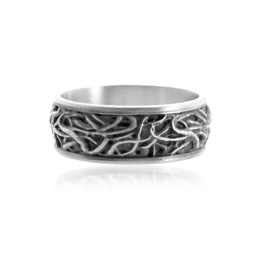 925 Sterling Silver Oxidized