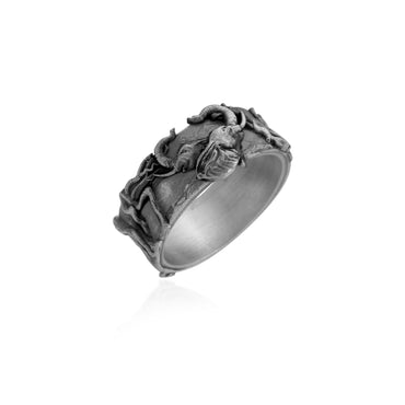 925 Sterling Silver Oxidized