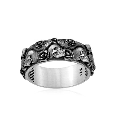 925 Sterling Silver Oxidized